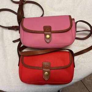 Two Dooney and Bourke crossbody bags